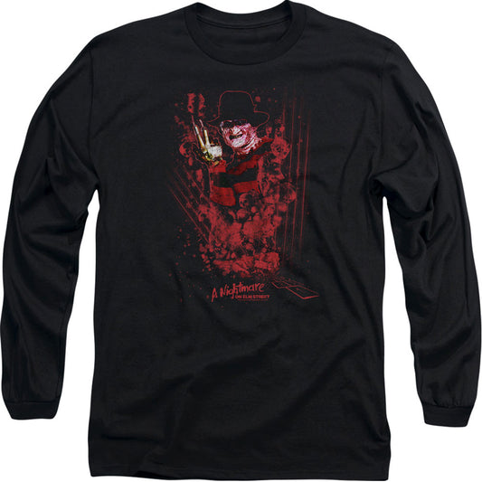 Nightmare On Elm Street One Two Freddys Coming For You Long Sleeve Front