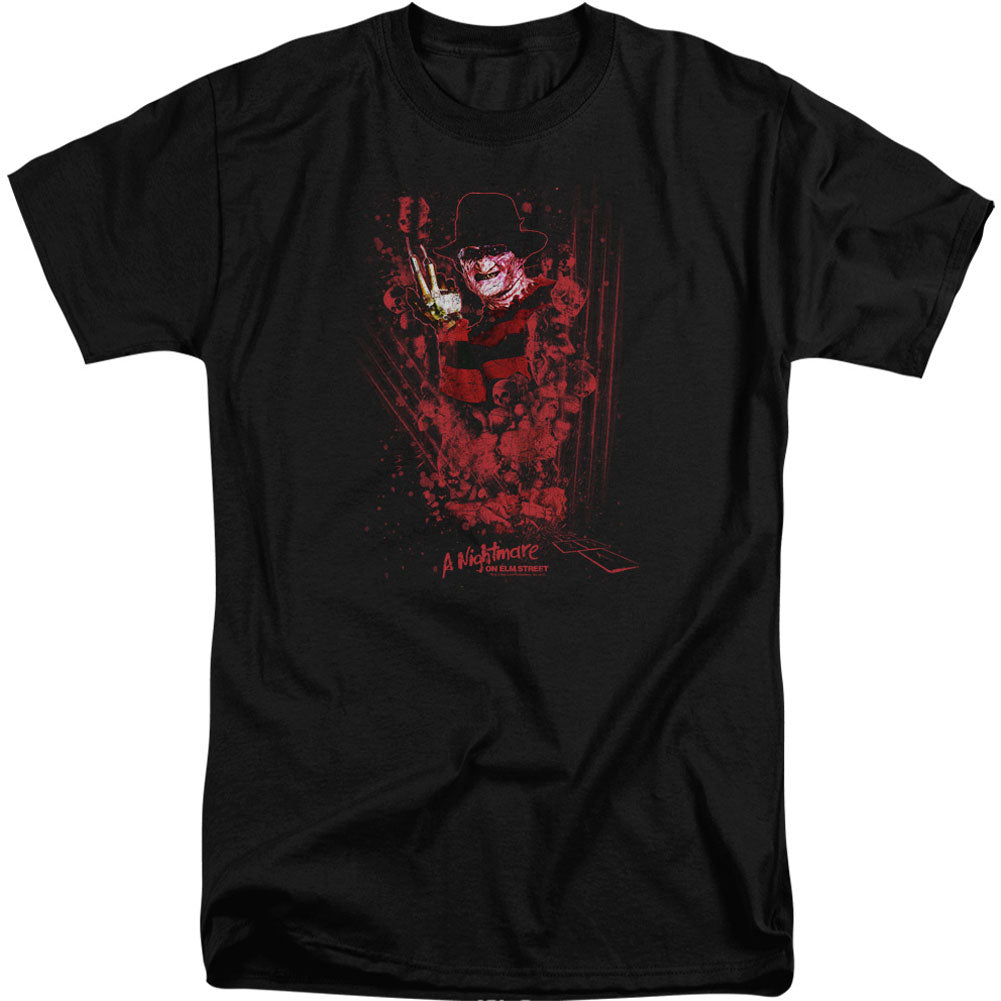 Nightmare On Elm Street One Two Freddys Coming For You Adult Tall T-shirt Tall Front