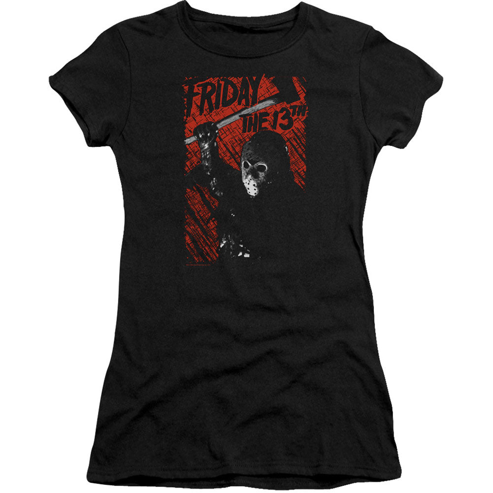 Friday The 13th Jason Lives Cap Sleeve Junior Top Front