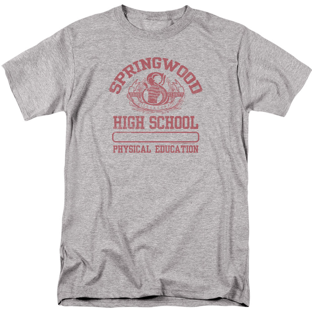 Nightmare On Elm Street Springwood High Adult T-shirt Front