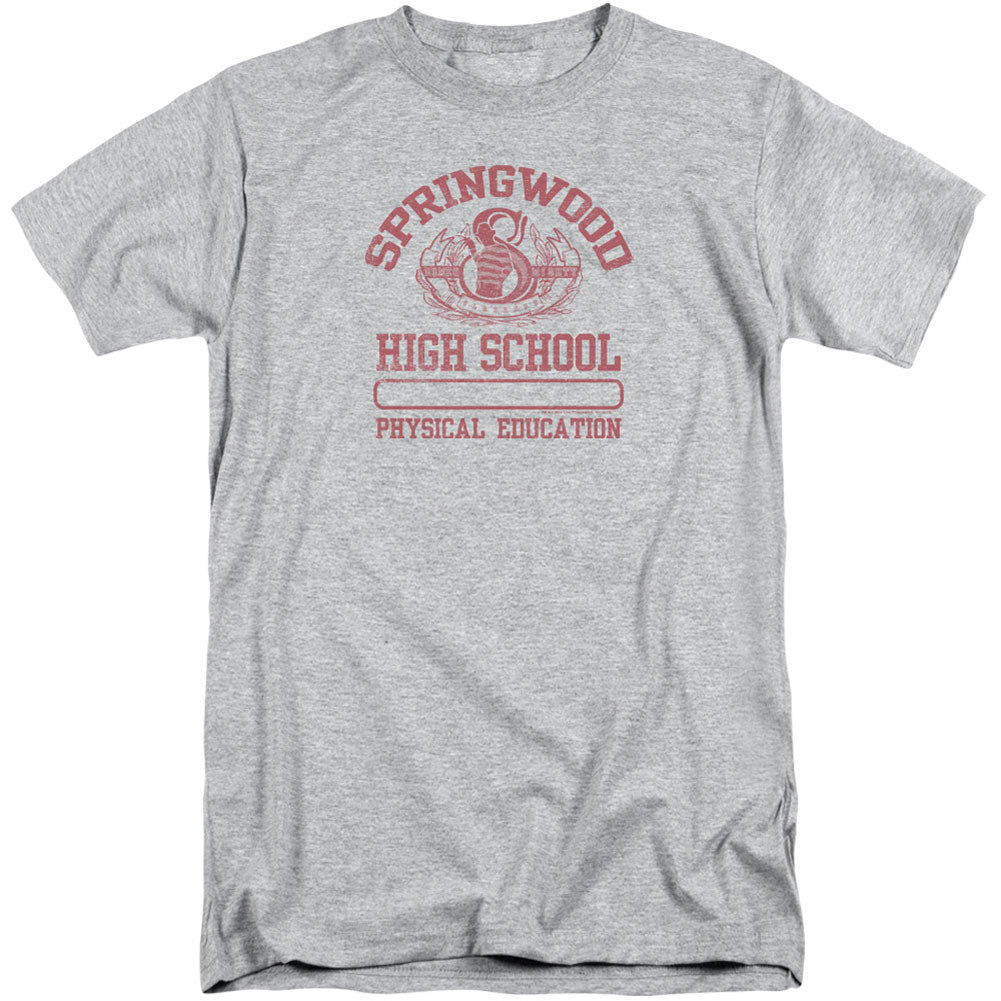 Nightmare On Elm Street Springwood High Adult Tall T-shirt Tall Front