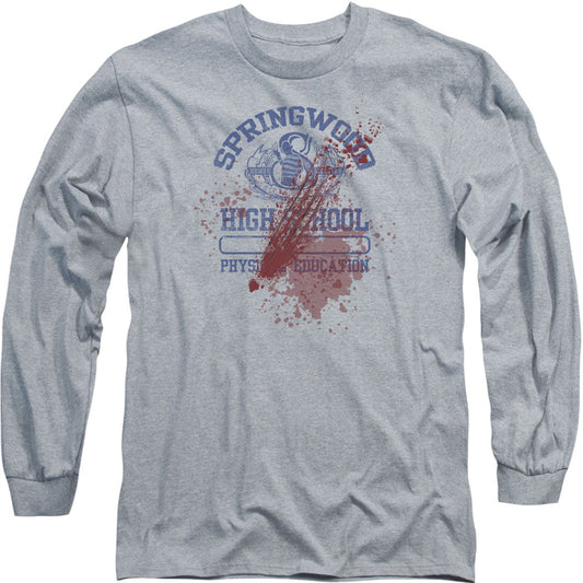 Nightmare On Elm Street Springwood High Victim Long Sleeve Front