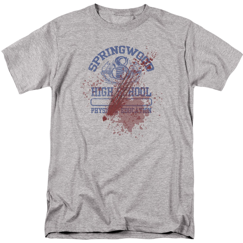 Nightmare On Elm Street Springwood High Victim Adult T-shirt Front