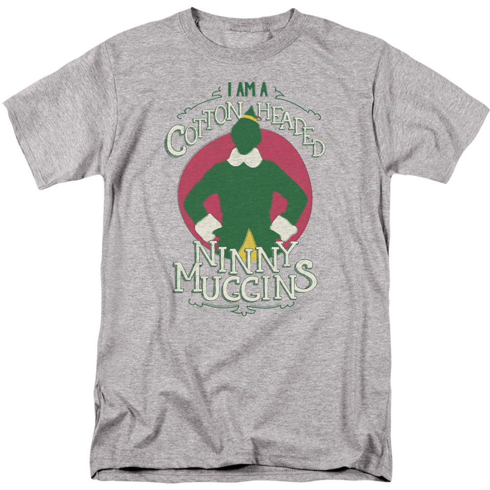 Elf Cotton Headed Adult T-shirt Front
