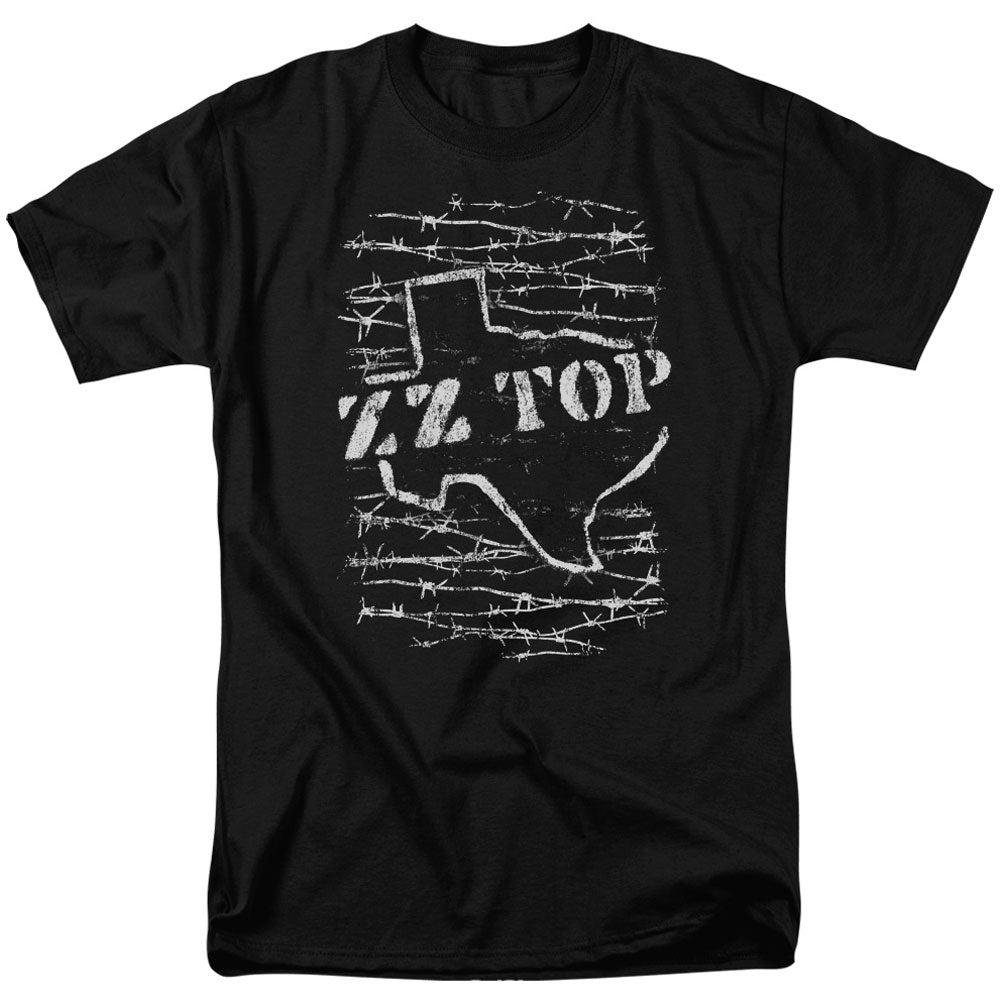 ZZ Top Barbed Adult T-shirt