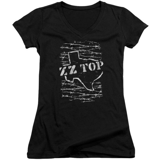 ZZ Top Barbed V-Neck Junior Top