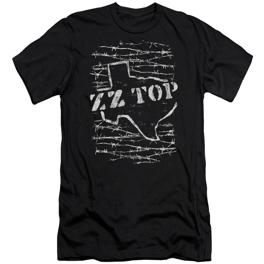 ZZ Top Barbed Adult Slim Fit Slim Fit T-shirt Front