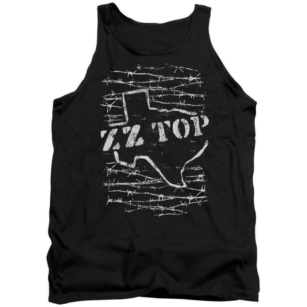 ZZ Top Barbed Mens Tank Front