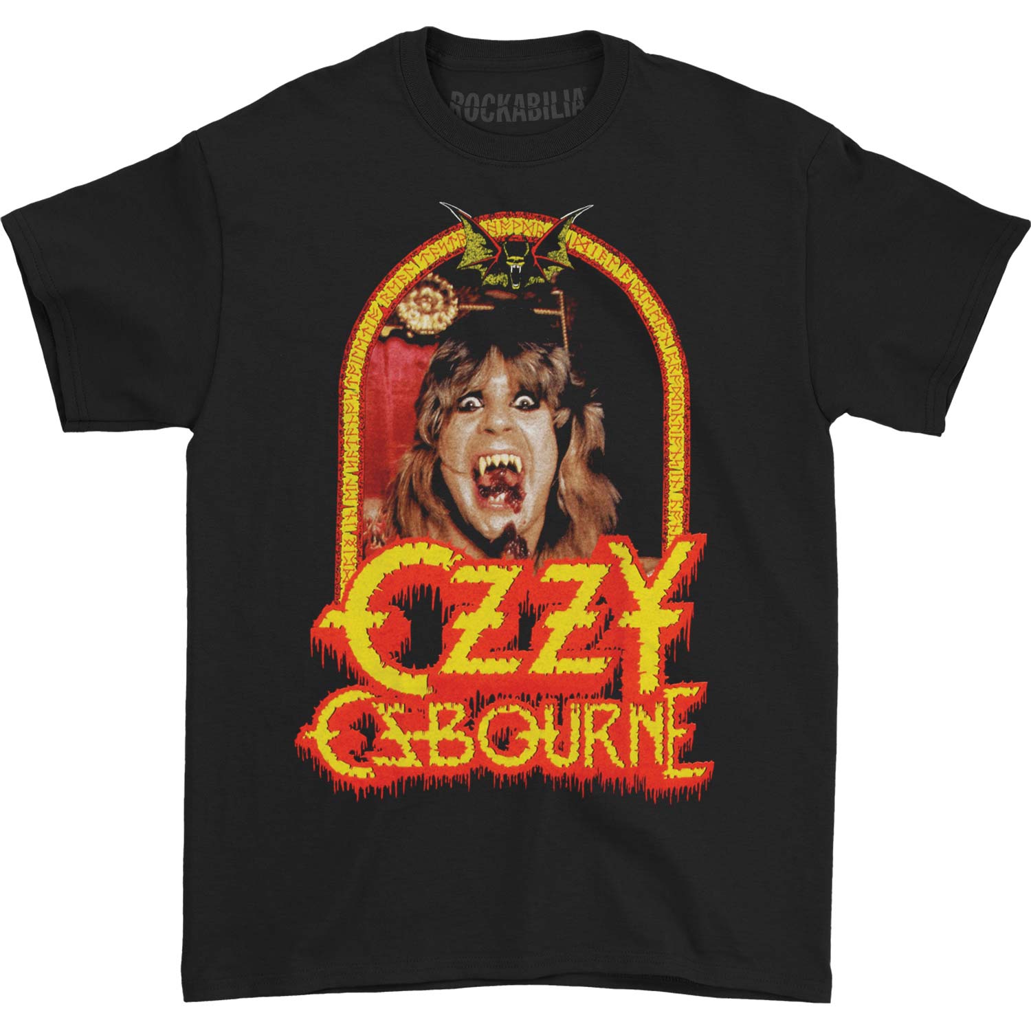 Ozzy Osbourne Devil Frame T-shirt Front