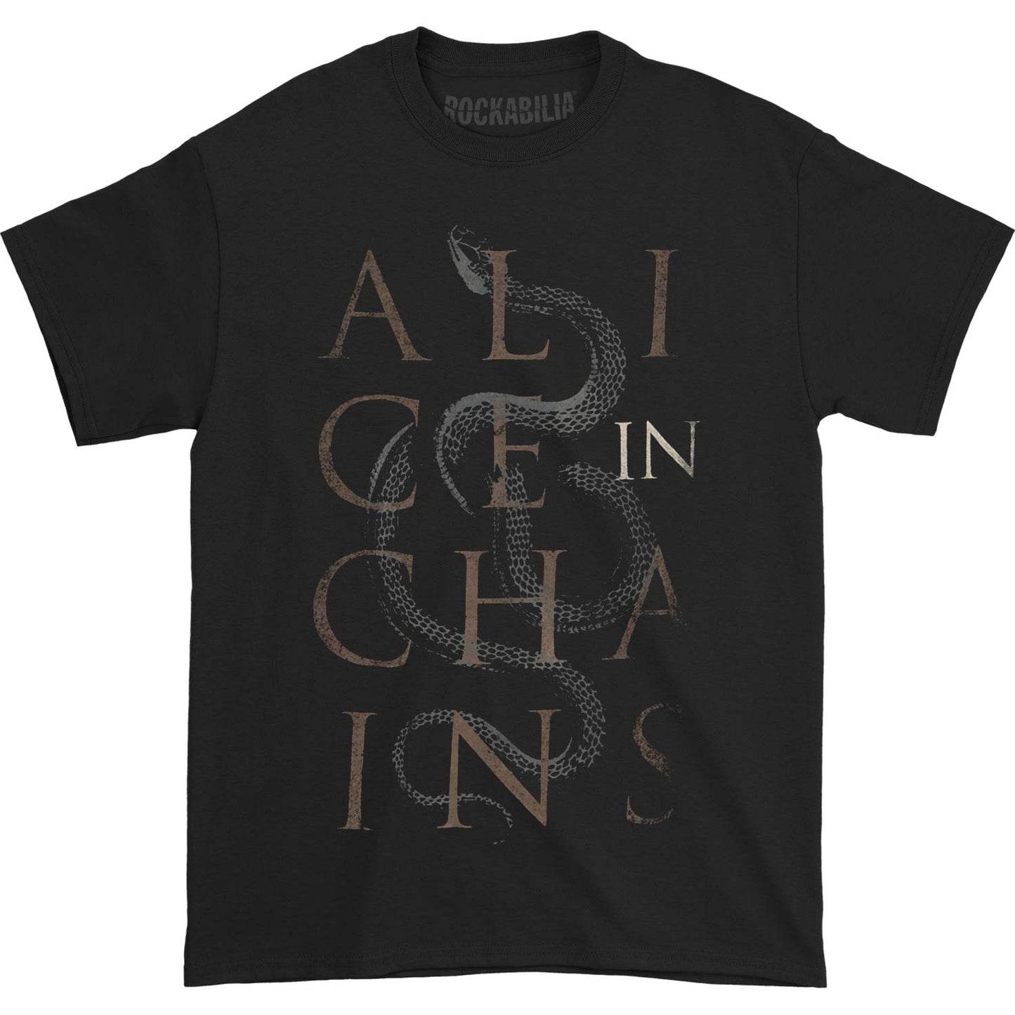 Alice In Chains Snakes T-shirt Front