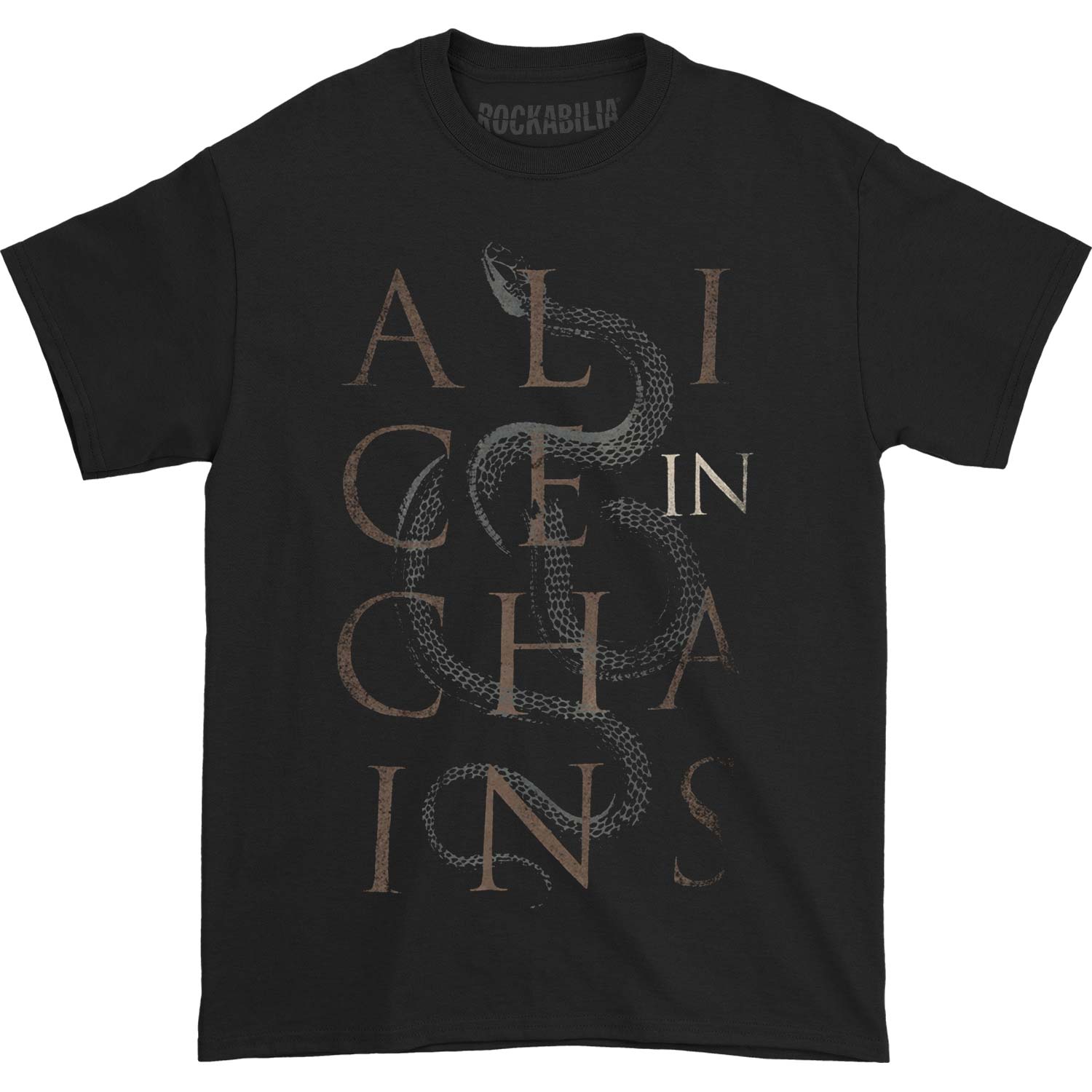 Alice In Chains Snakes T-shirt Front