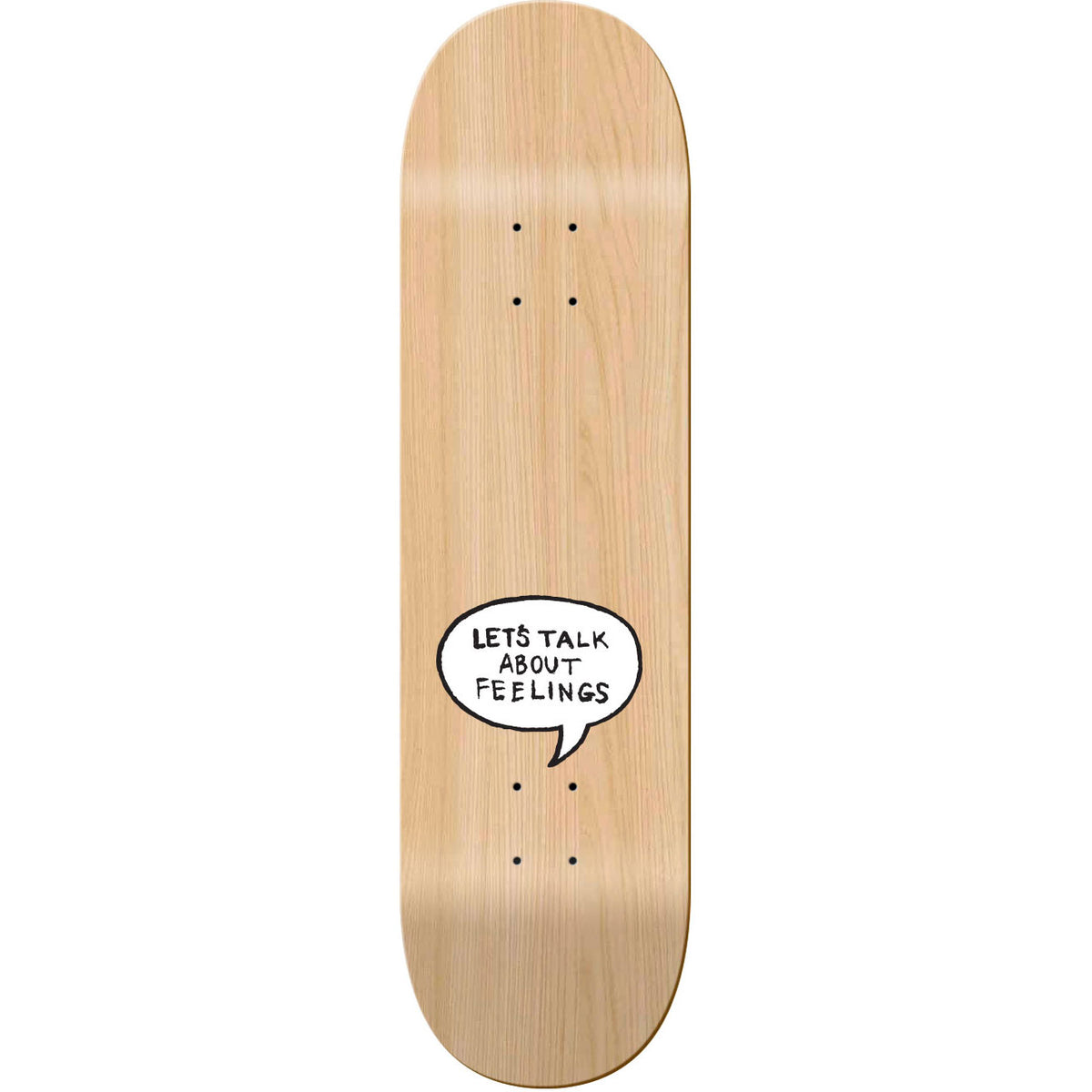 Vannen x Lagwagon "Let's Talk About Feelings" Skateboard Deck Skateboard Deck Back