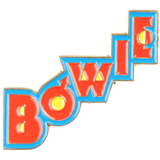 David Bowie Pin Ups Logo Enamel Pin Pewter Pin Badge