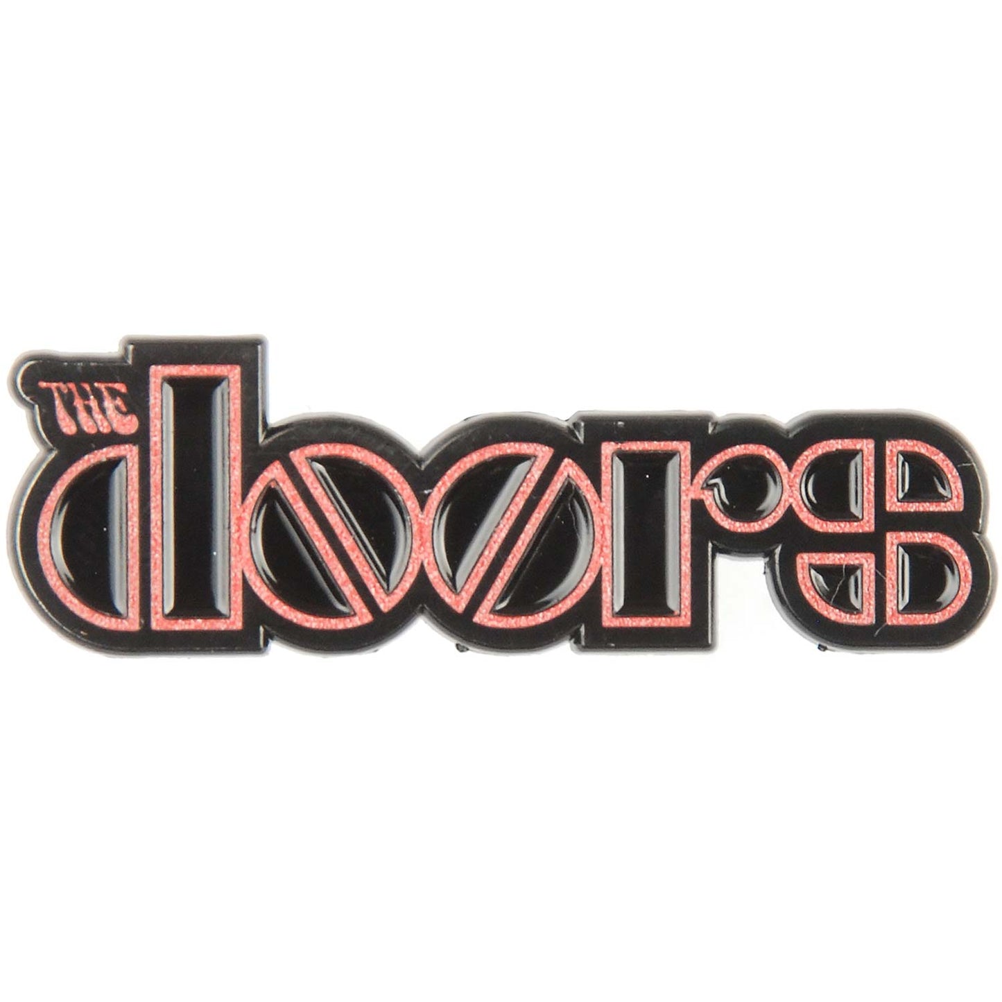 Doors Logo Red Enamel Pin Pewter Pin Badge
