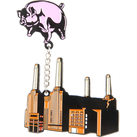 Pink Floyd Animals Building Enamel Pin Pewter Pin Badge