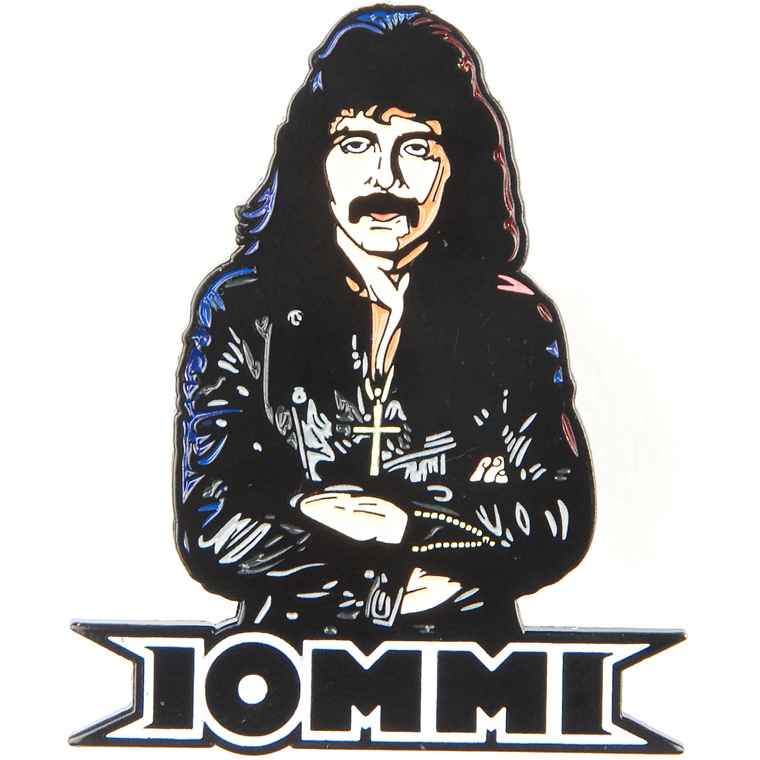 Tony Iommi 80's Iommi Enamel Pin Pewter Pin Badge