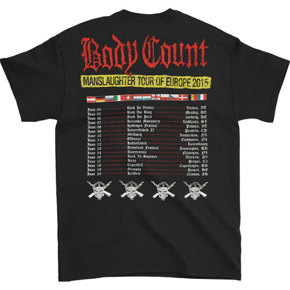 Body Count Manslaughter T-shirt Back