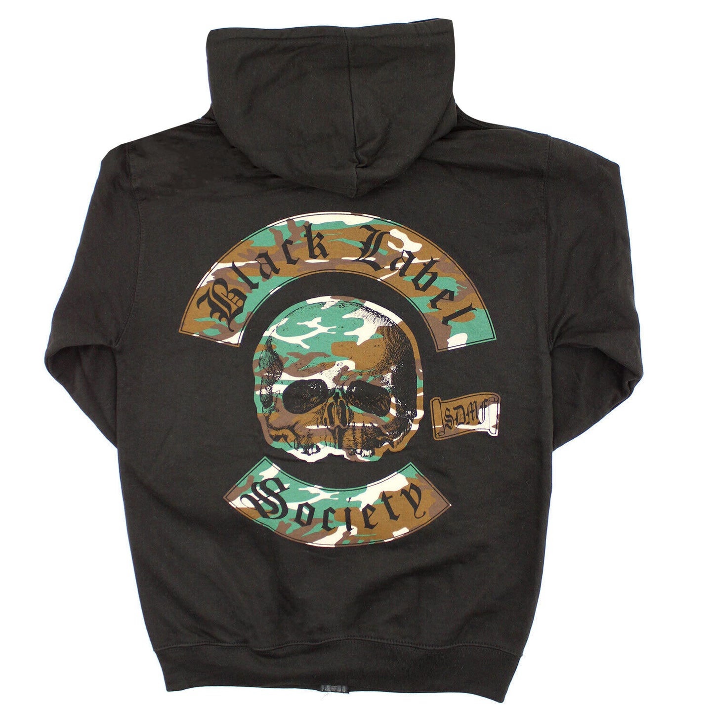 American BLS Camo Hoodie Zippered Hooded Sweatshirt