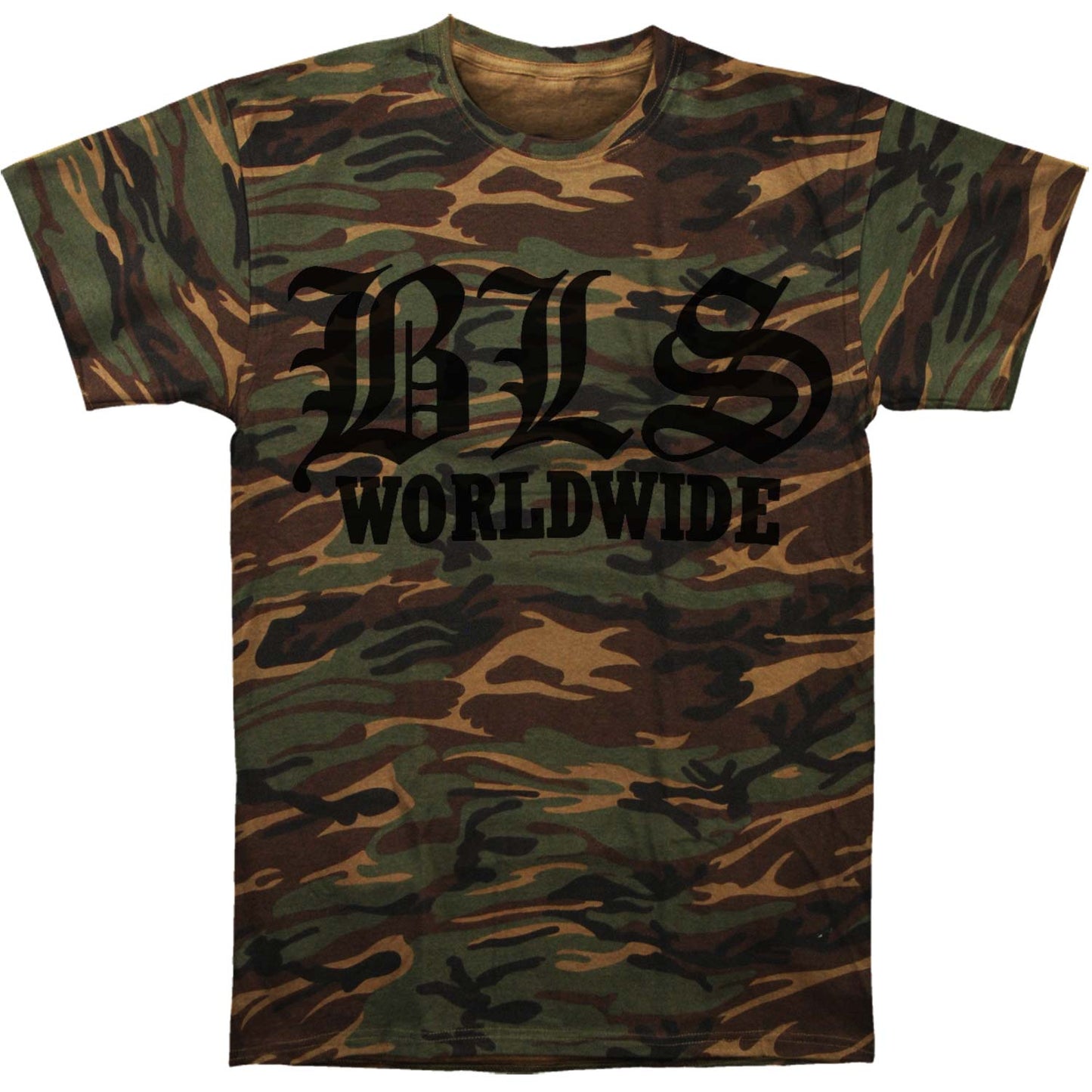 Black Label Society BLS Worldwide Camo Tee T-shirt