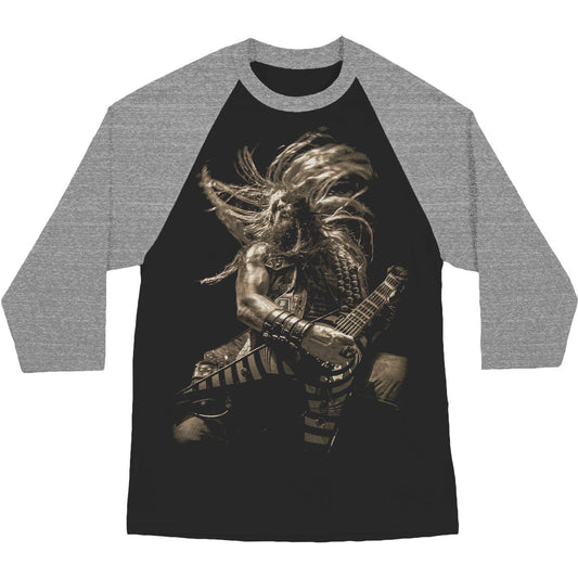Black Label Society Icon Raglan Baseball Jersey Front