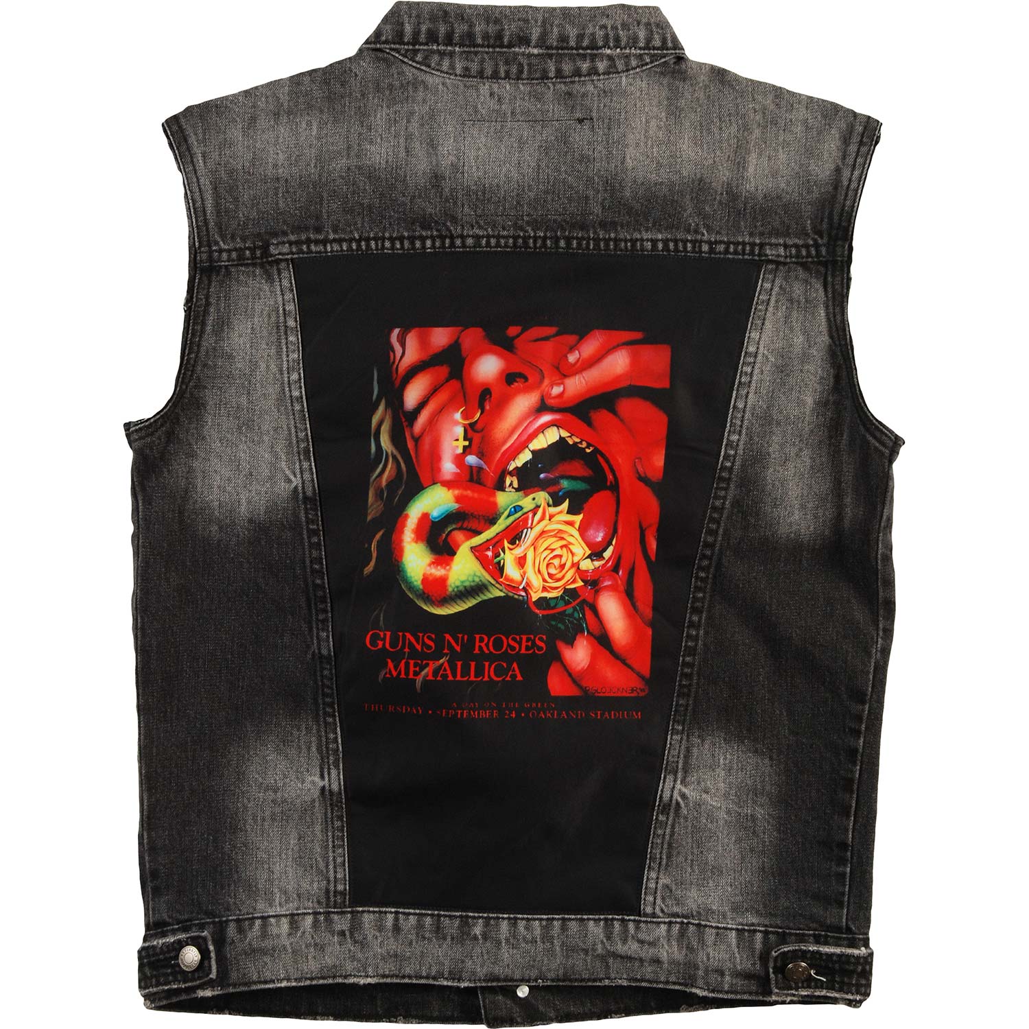 Guns N Roses Serpeant Scream Black Vest