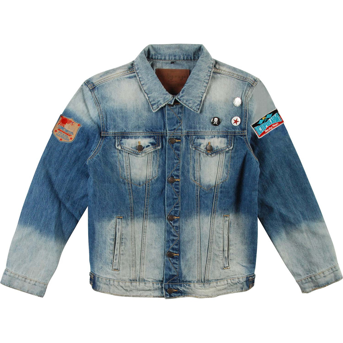 Who Union Jack Denim Jacket Front