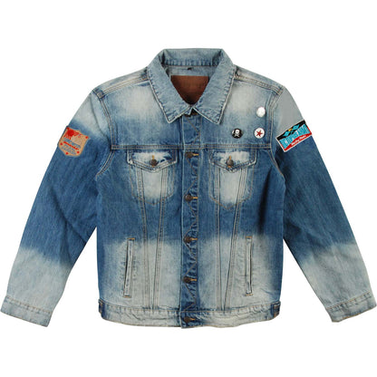 Who Union Jack Denim Jacket Front