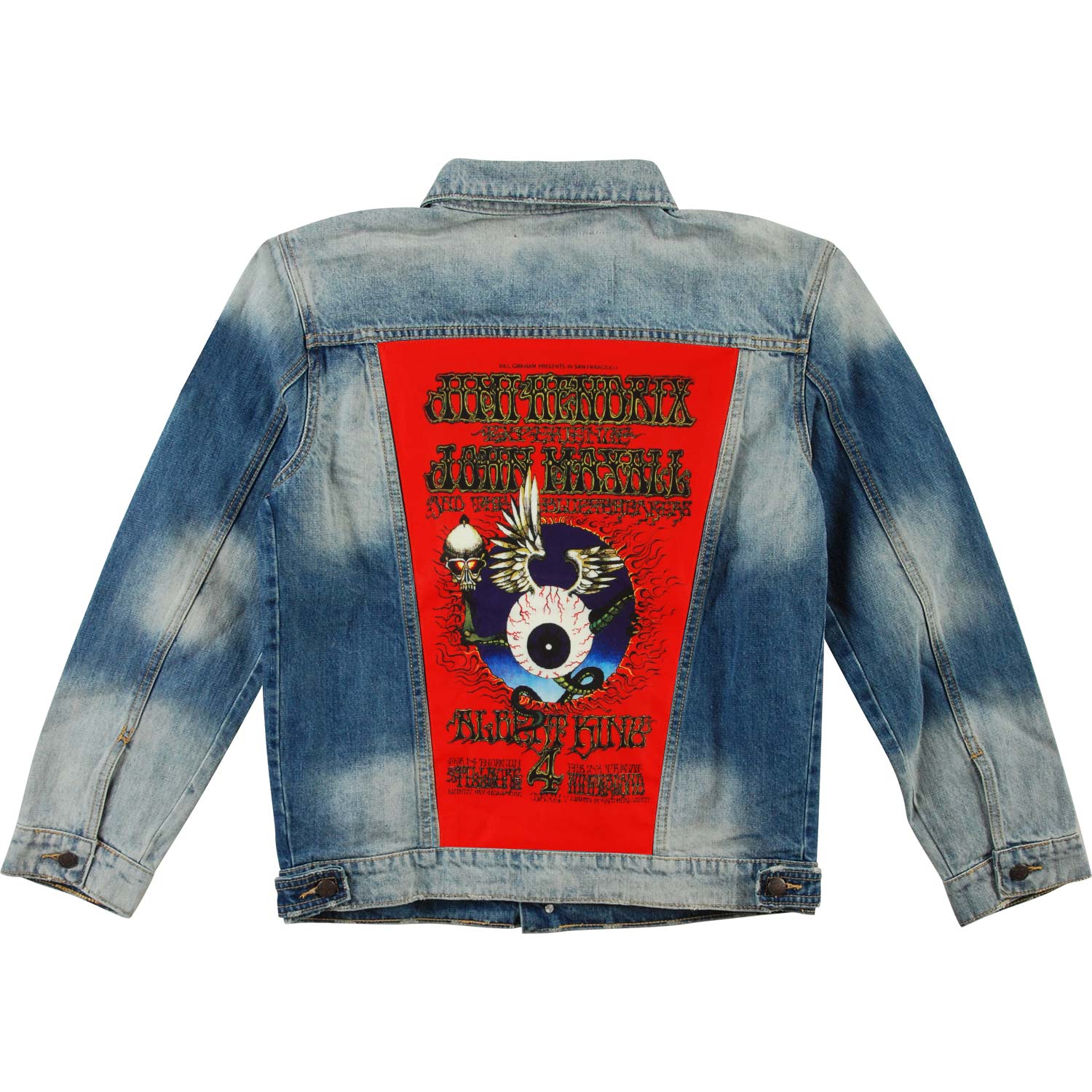 Jimi Hendrix Flying Eye Denim Jacket