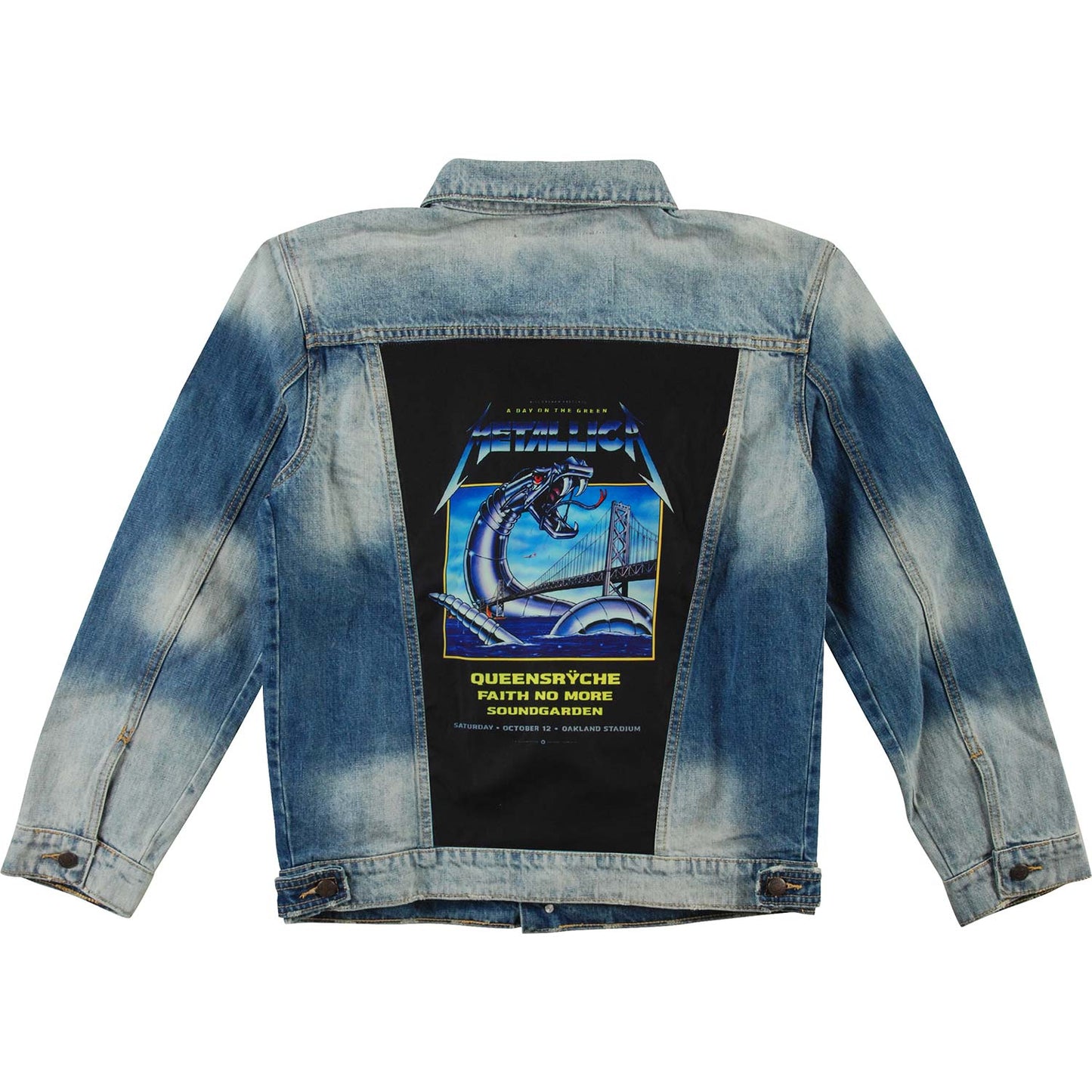 Metallica Iron Snake On The Bridge Denim Jacket