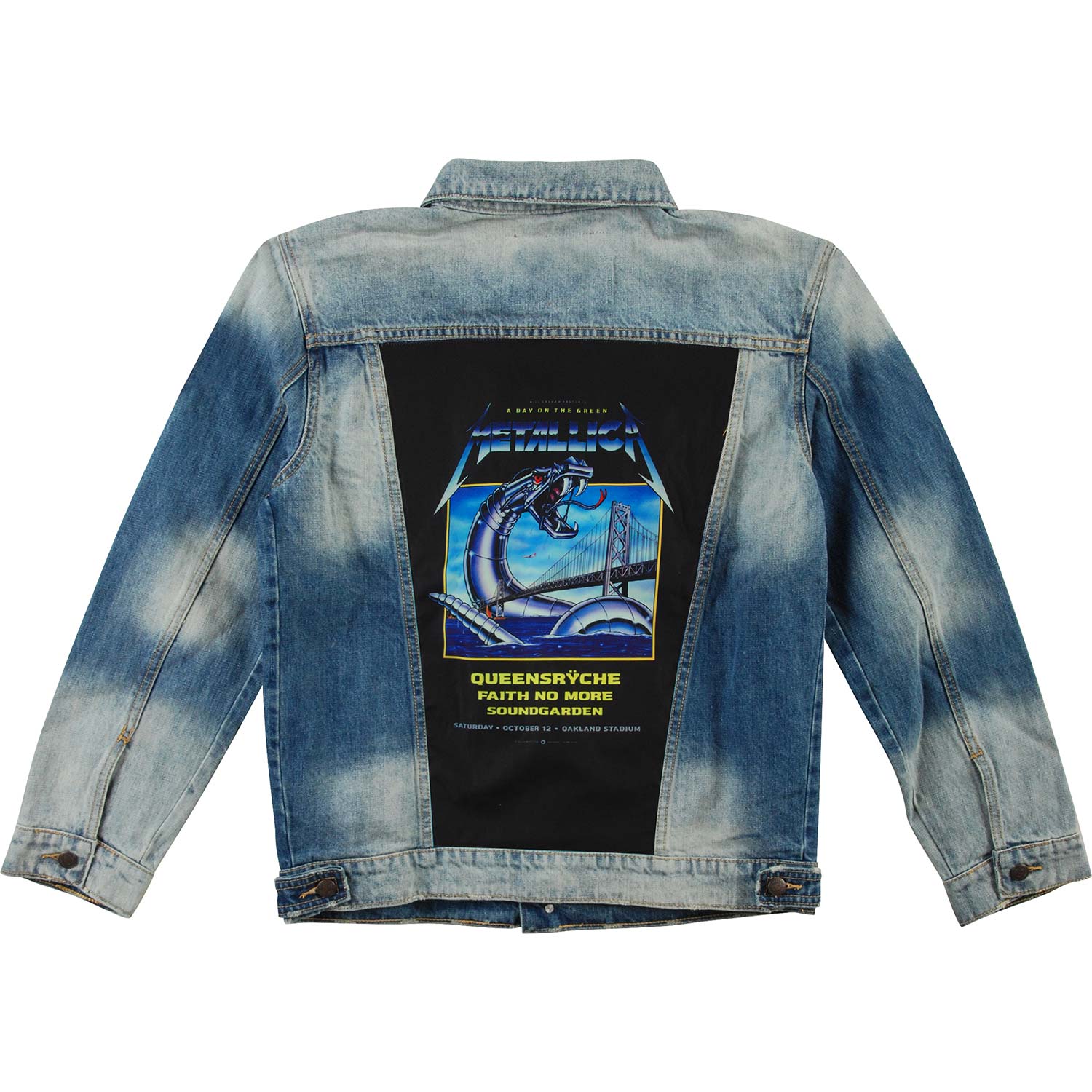 Metallica Iron Snake On The Bridge Denim Jacket