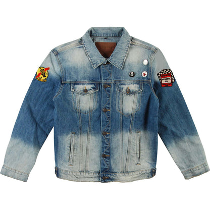 Guns N Roses Serpeant Scream Blue Denim Jacket