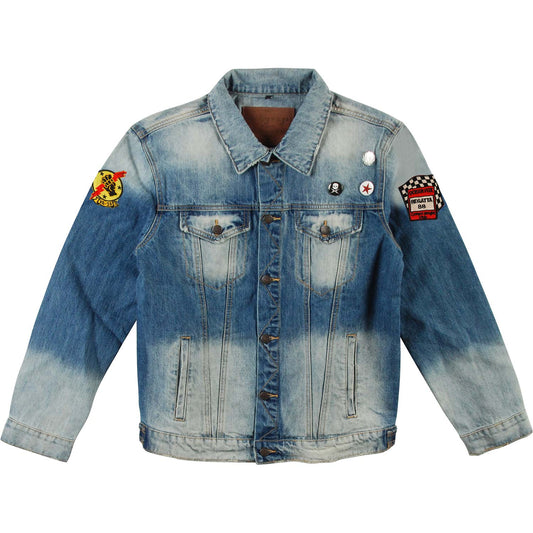 Guns N Roses Serpeant Scream Blue Denim Jacket