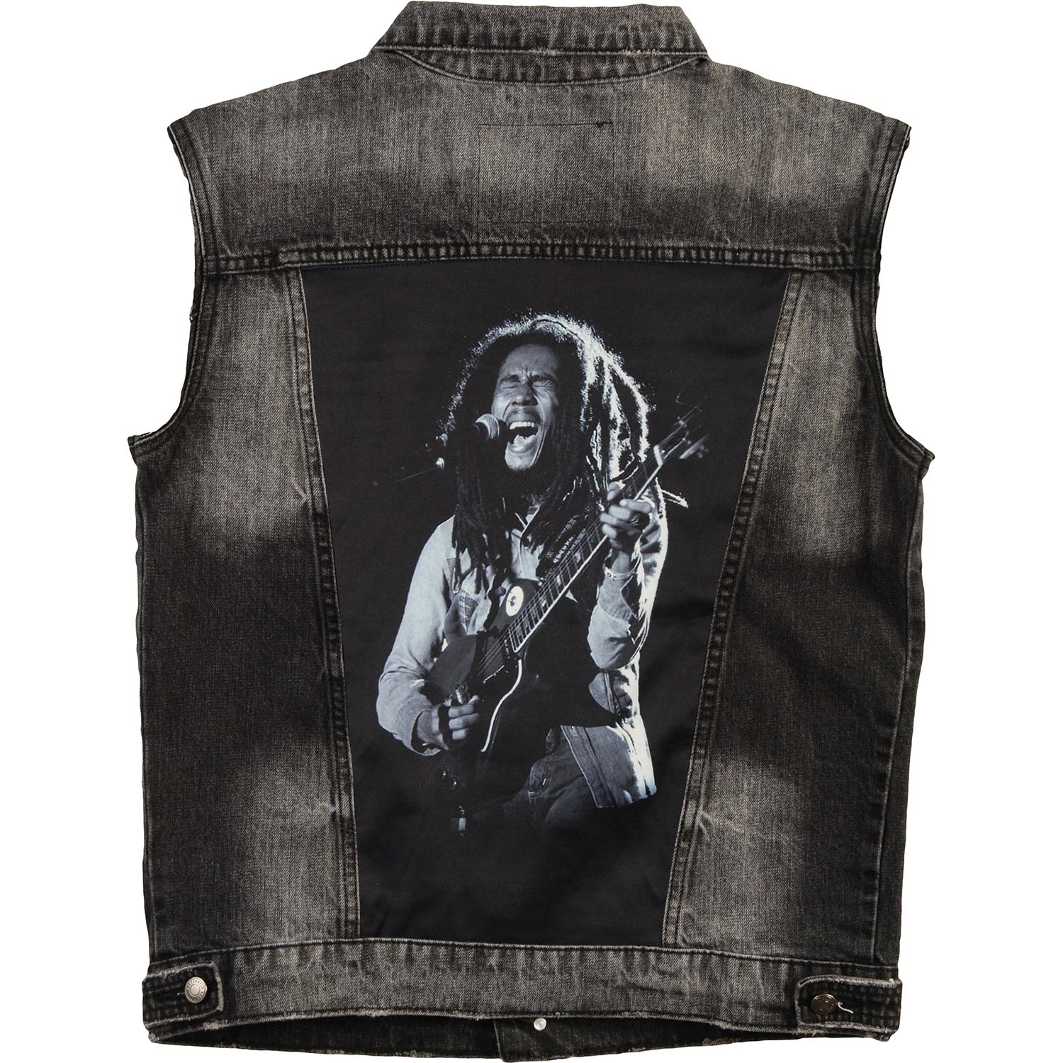 Bob Marley Rasta Black Vest
