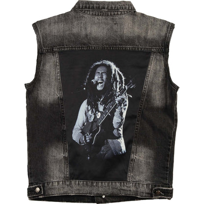 Bob Marley Rasta Black Vest