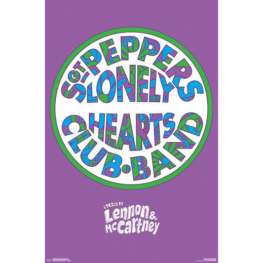 Beatles John Lennon And Paul McCartney - Lonely Hearts Domestic Poster Front