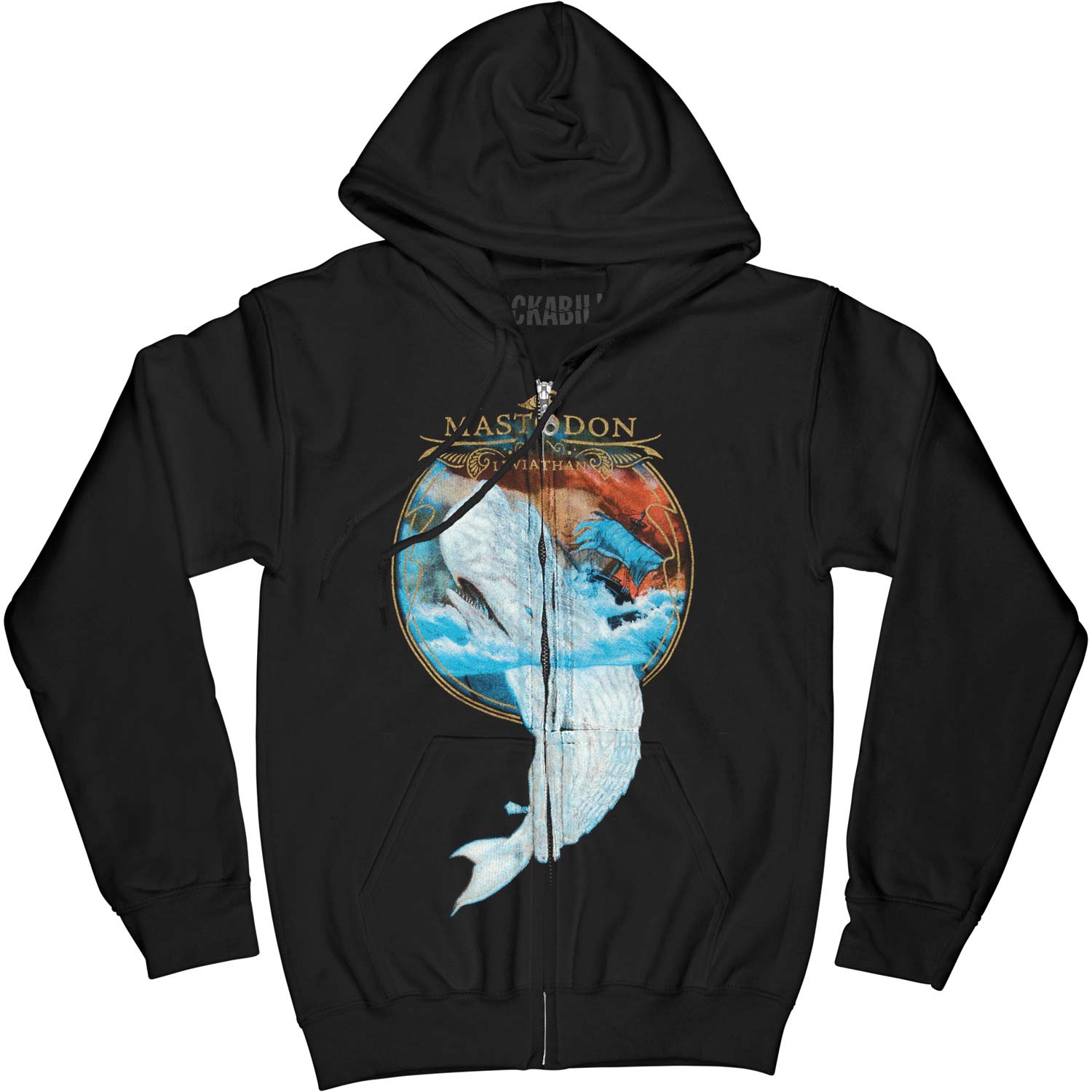 Leviathan Zippered Hooded Sweatshirt