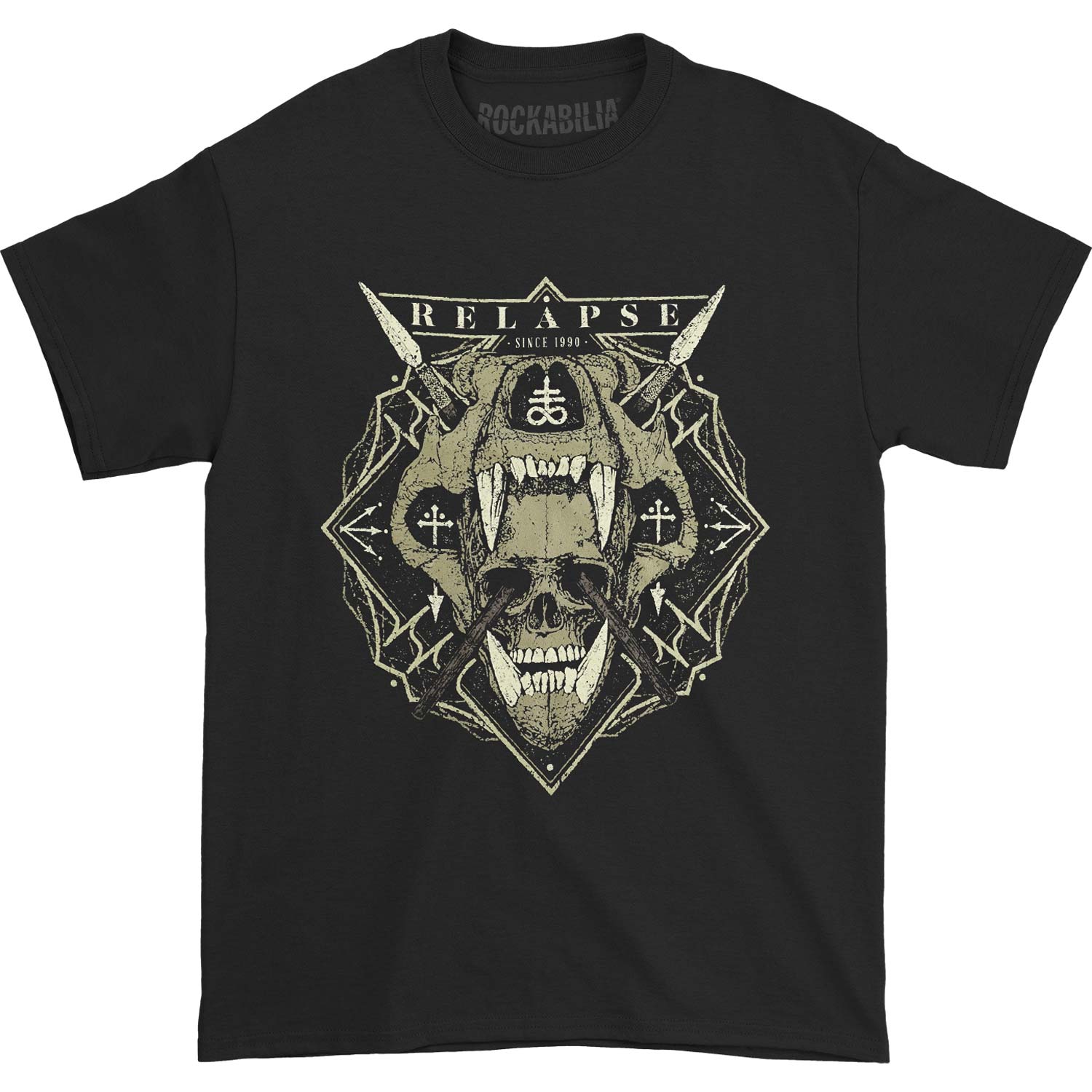 Relapse Records Alchemy T-shirt Front