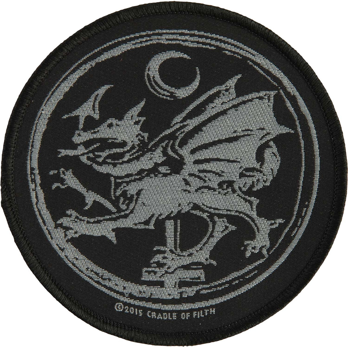 Cradle Of Filth Order Of The Dragon Woven Patch Front
