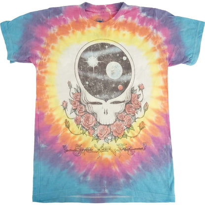 Grateful Dead Vintage Space Your Face Tie Dye T-shirt Front