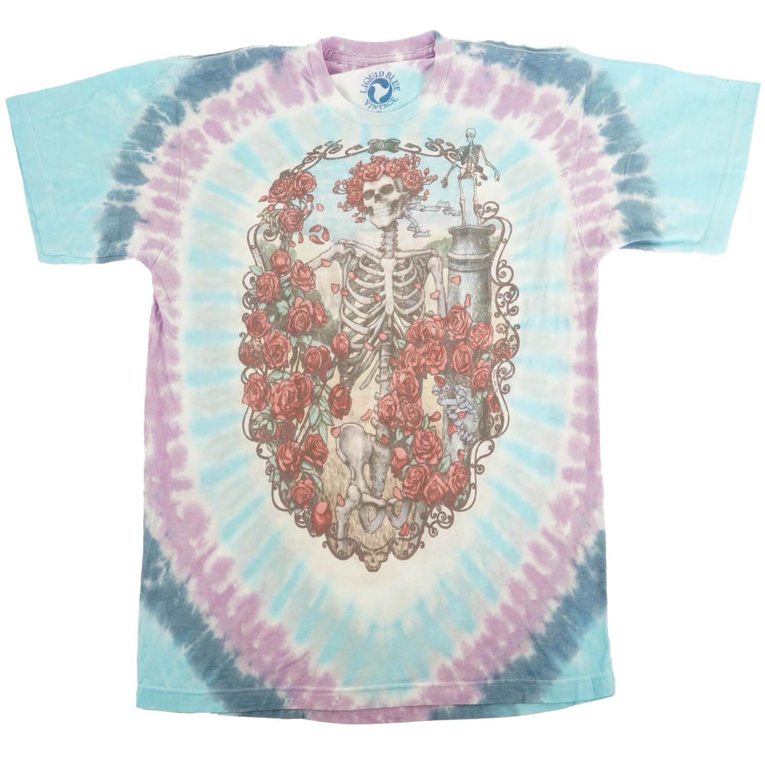Grateful Dead Vintage 30th Anniversary Tie Dye T-shirt Front