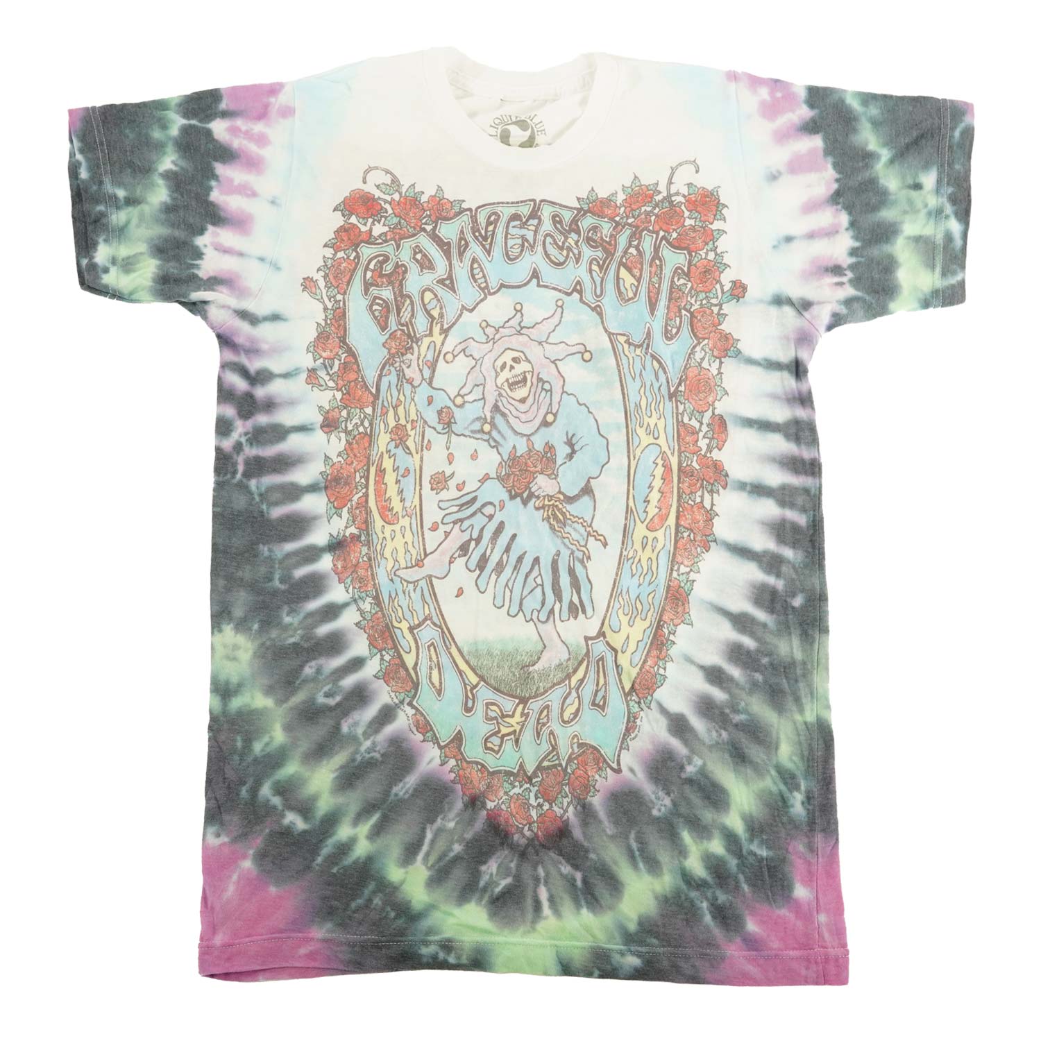 Grateful Dead Vintage Seasons of the Dead Tie Dye T-shirt Front