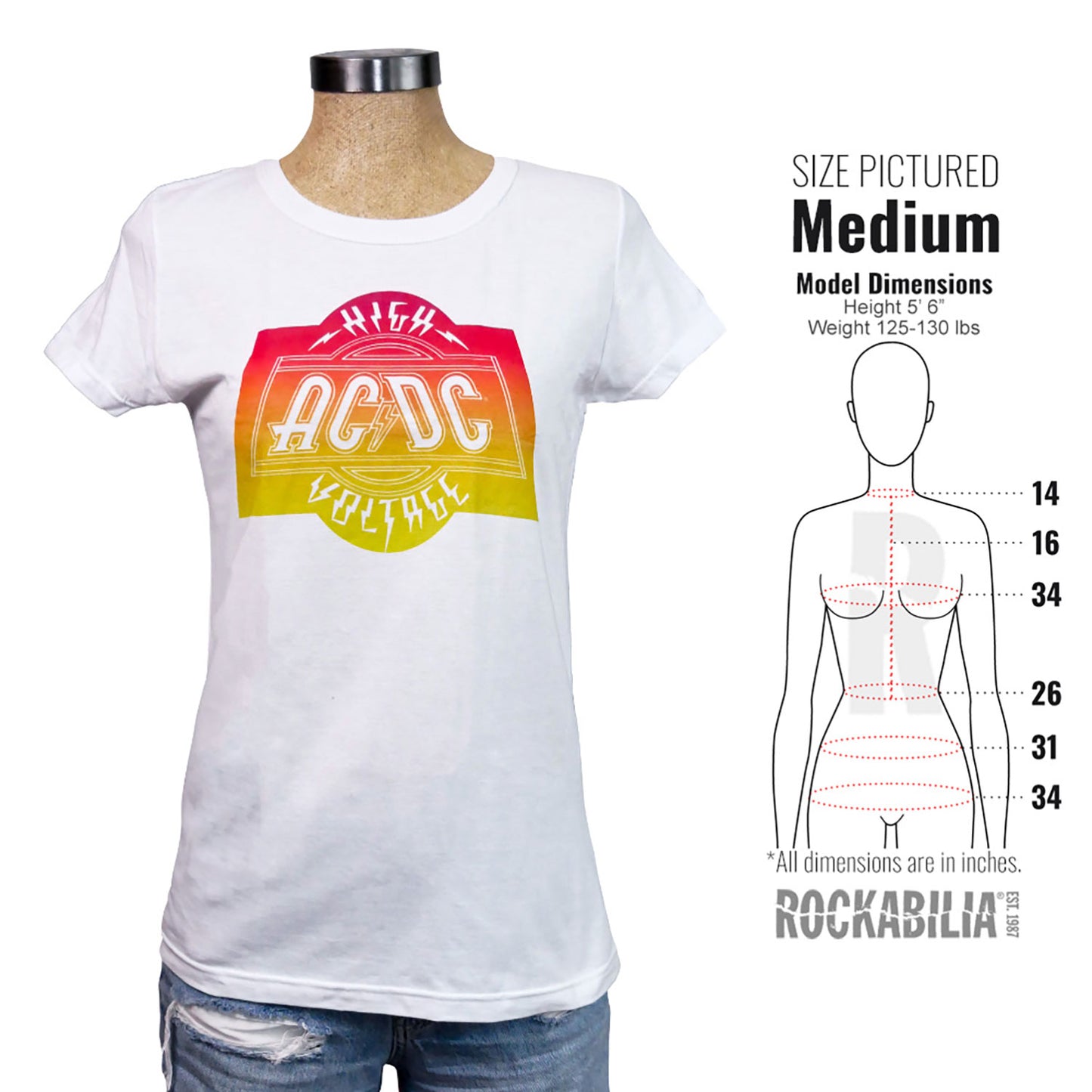 High Voltage Jrs Tee Crew Jrs Tee Junior Top