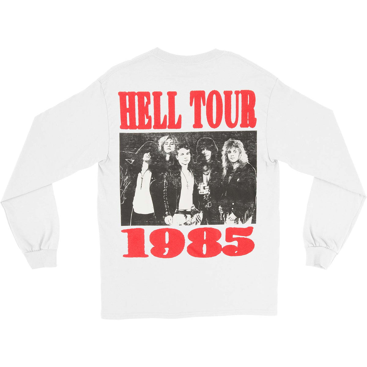 Guns N Roses Hell Tour 1985 Longsleeve  Long Sleeve Back