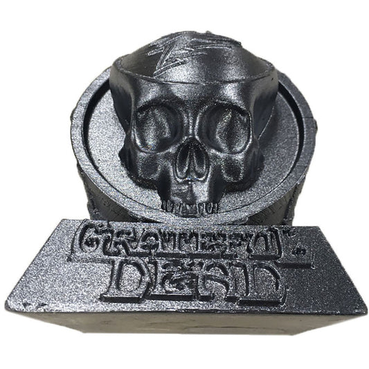 Grateful Dead Drum Candle Steel Candle Front