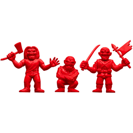 Iron Maiden Super7 M.U.S.C.L.E. Figures Killers, Trooper, Piece of Mind (Red) Action Figure Front
