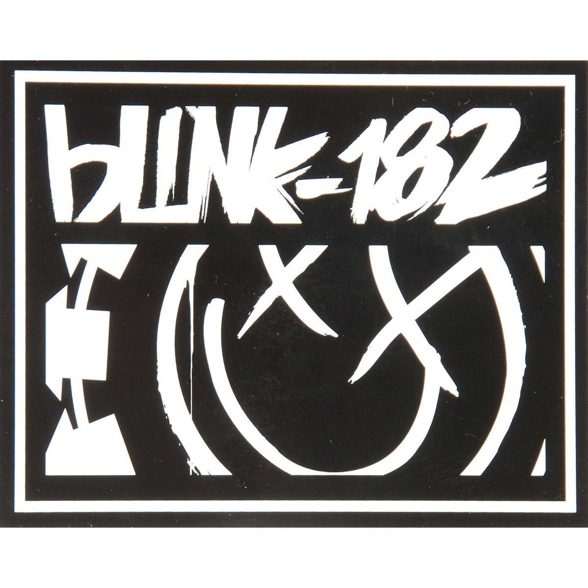 Blink 182 Cut Box Sticker Sticker Front
