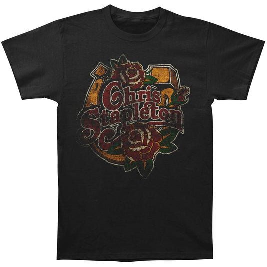 Chris Stapleton Horseshoe Roses T-shirt Front