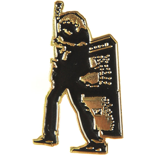 T. Rex Electric Warrior Enamel Pin Pewter Pin Badge