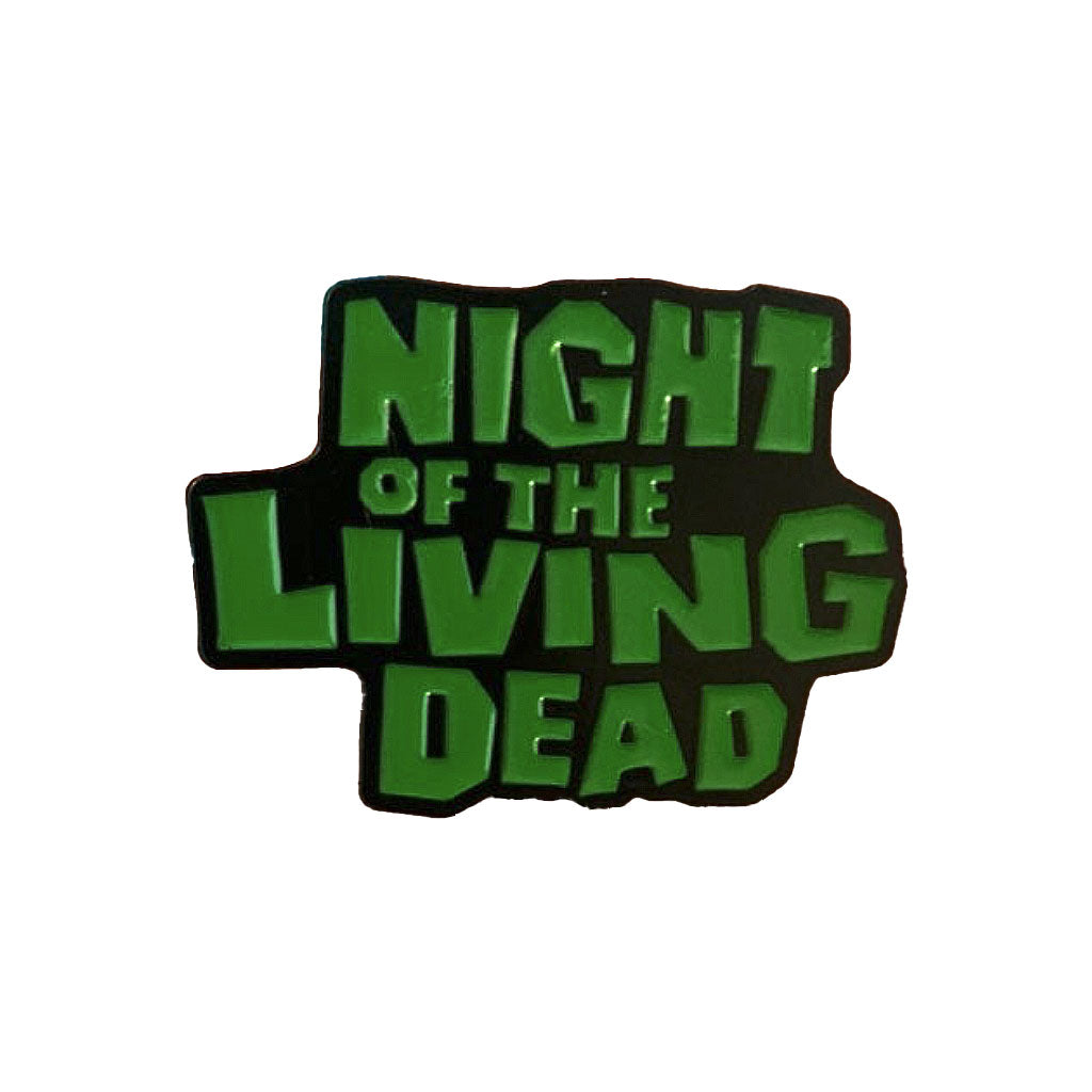 Night Of The Living Dead Logo Enamel Pin Pin Badges Front
