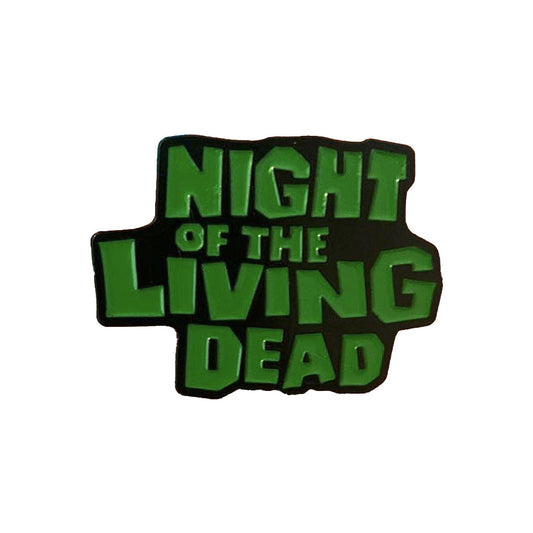 Night Of The Living Dead Logo Enamel Pin Pin Badges Front